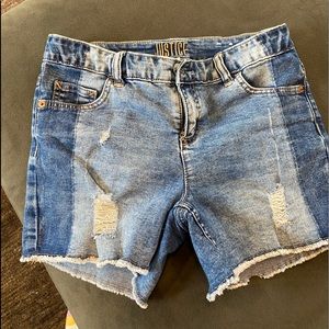 Justice jean shorts